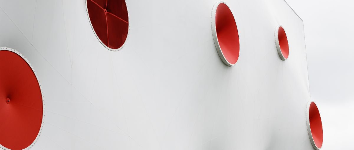 Cityscapes Photograph By Tom Hanslien, 67 X 30", Red Dots, Original Artwork