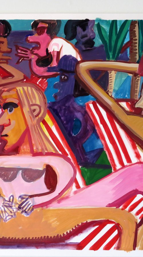 The meeting - The talented Mr Ripley - abstracted by Stephen Abela