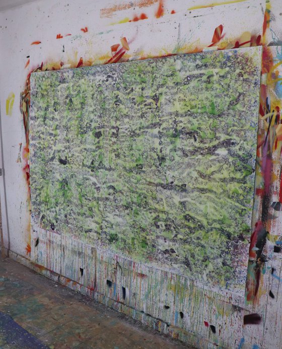 ABSTRACT GREEN 135x205cm