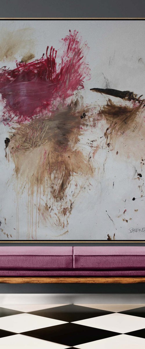 She Paints Outside the Lines No. 5 by Daniela Schweinsberg