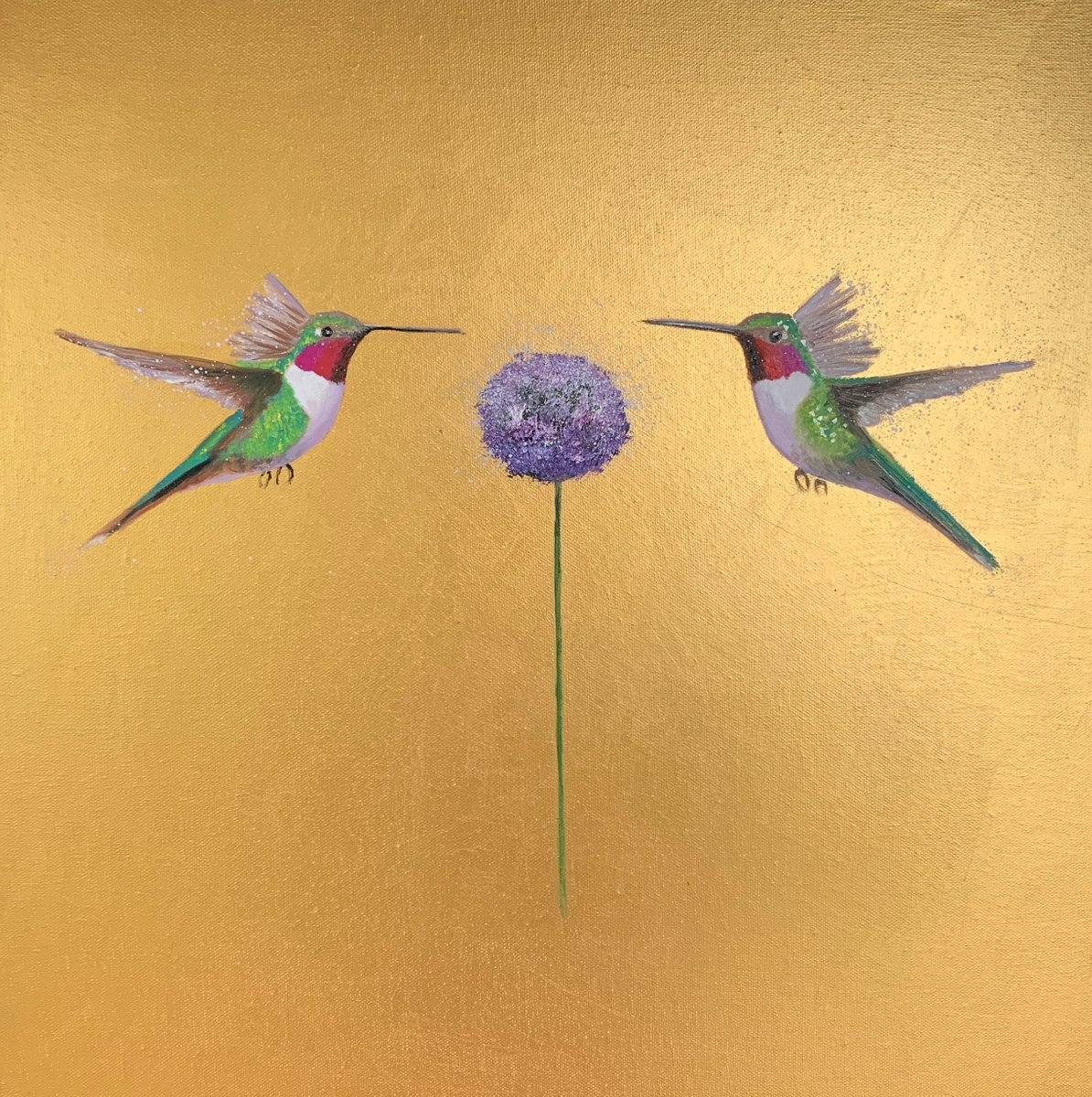 We Are Golden ~ Hummingbird III by Laure Bury