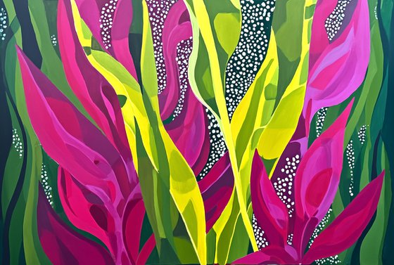 Tropical Leaves Dance #8