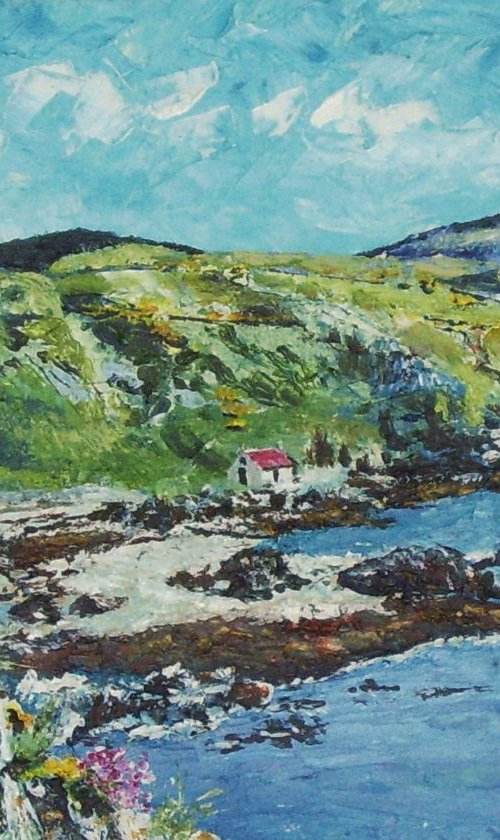 Cottages at Niarbyl by Max Aitken