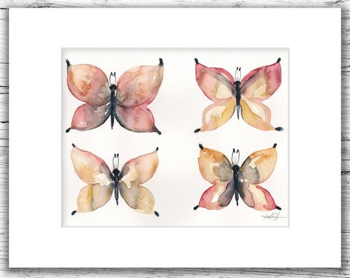 Four Butterflies 1 by Kathy Morton Stanion