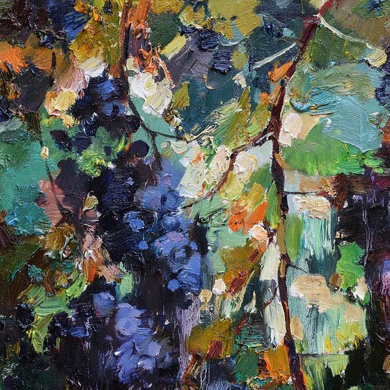 Grapes - Original Oil painting 60 x 90 cm