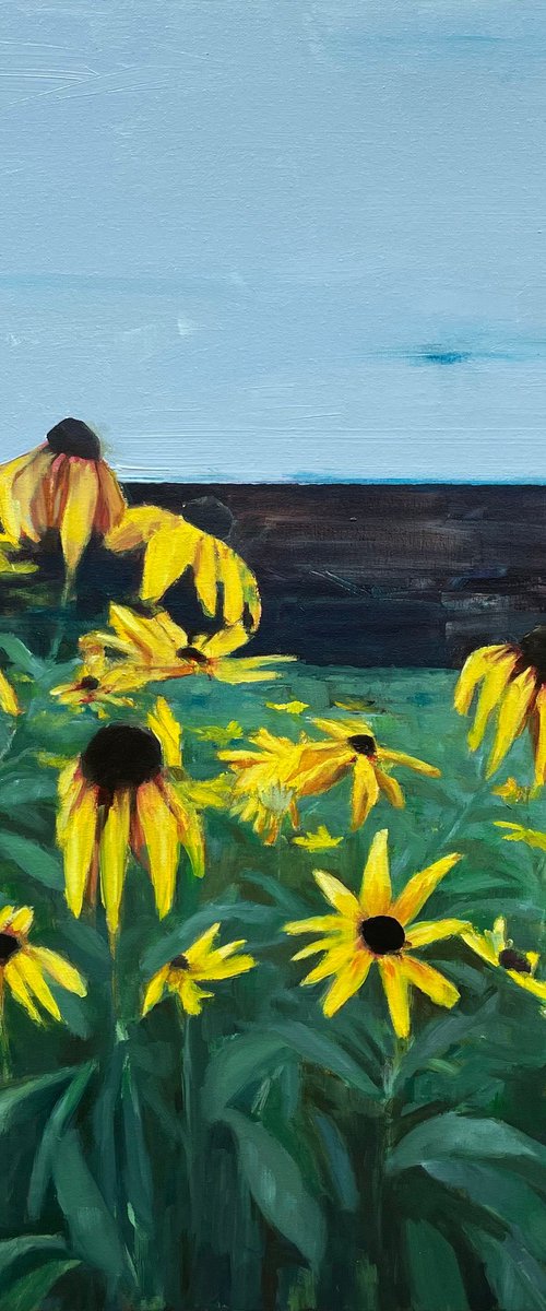 august flowers by Elina Evstig