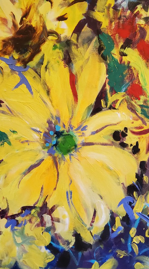 Yellow bouquet by Marina Del Pozo