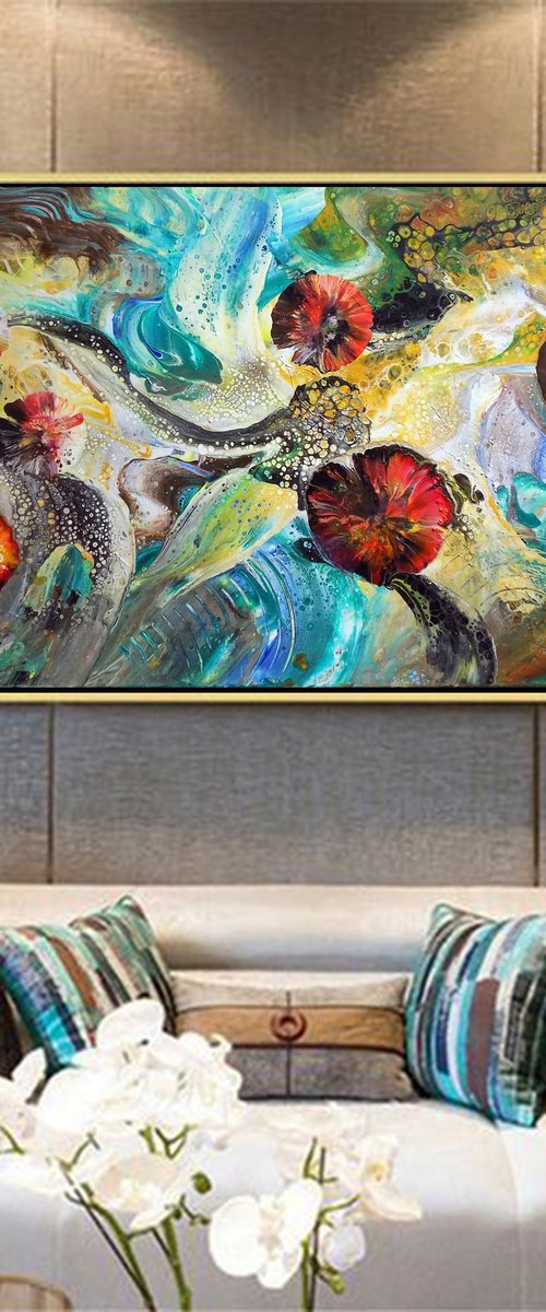 The energy of flowers by Areti Ampi