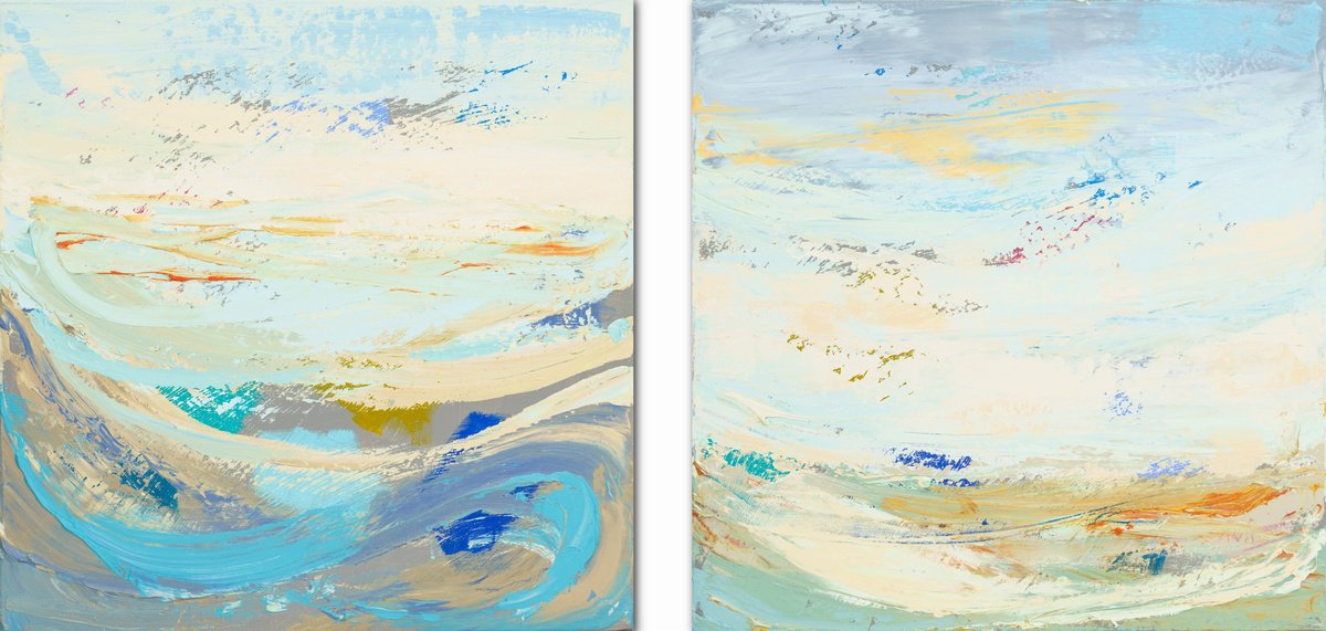 Diptych (emotional seascapes) by Susana Sancho Beltran