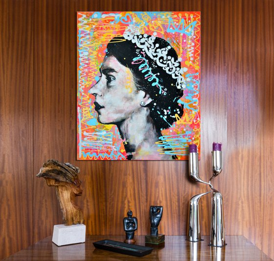 Queen Elizabeth II- Pop art