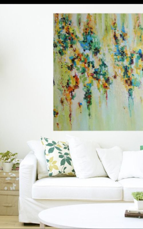 Shower of Petals original art by Therese O'Keeffe