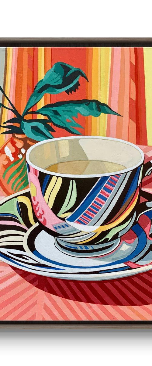 TEACUPS STILL LIFE: Elsa by JULIE LYNCH