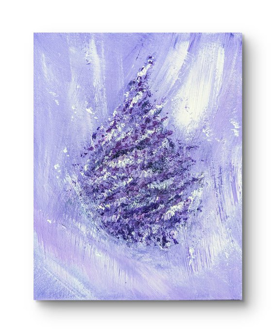 Winter Tree Purple