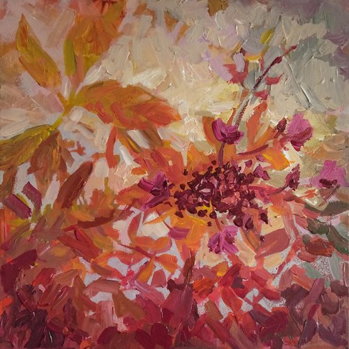 Old Hydrangea Flowers by Ekaterina Prisich