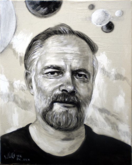 Portrait of Philip K Dick by paolo beneforti