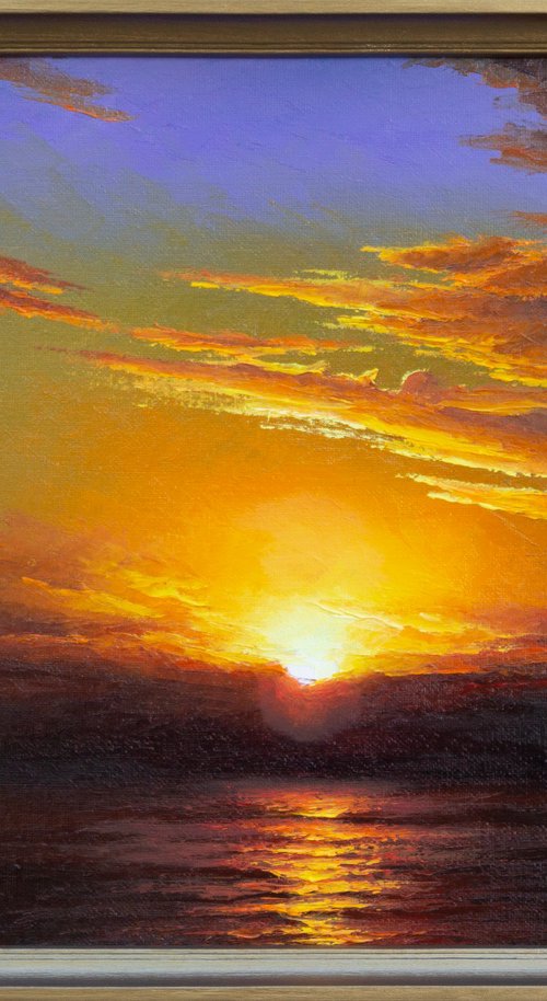 SEA SUNSET 14 by Oleksii Vylusk