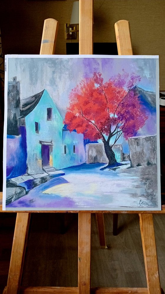 The Red Tree Courtyard