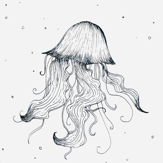 Original Jellyfish Drawing