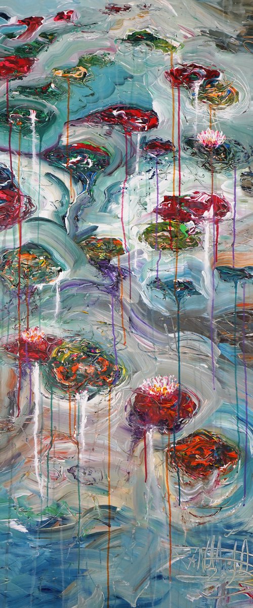 Mystery Water Lilies C 1 by Peter Nottrott