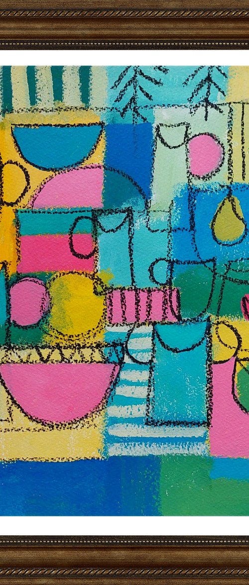 Still Life with 2 Pink Bowls by Jan Rippingham