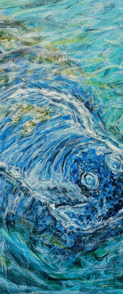 Manatee Up For A Breath by Robbie Potter