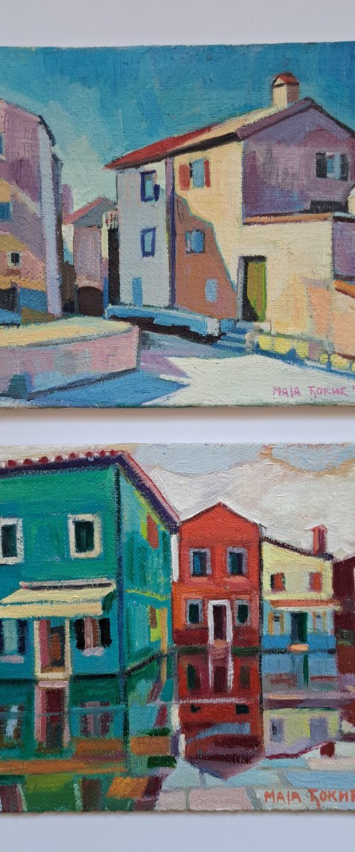 Set of two painting, 32 by Maja Đokić Mihajlović