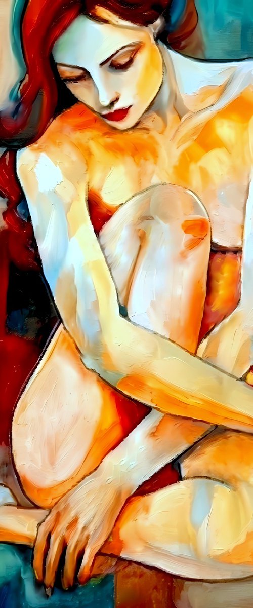 "Inflection" - Female Figure by Helena Wierzbicki