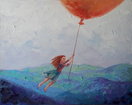 In the air by Mary Voloshyna