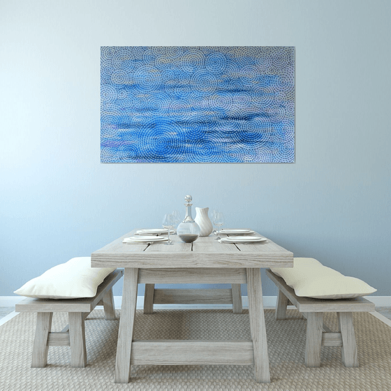 Blue Morning by the Sea