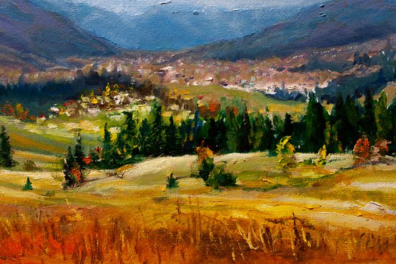 "Mountain landscape" autumn