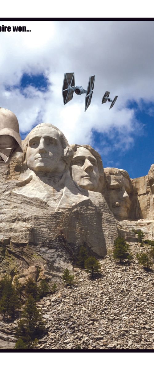 if the empire won... Mt Rushmore by Mr B