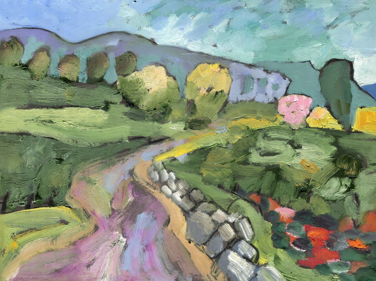 Yorkshire Limestone Path by Elizabeth Anne Fox