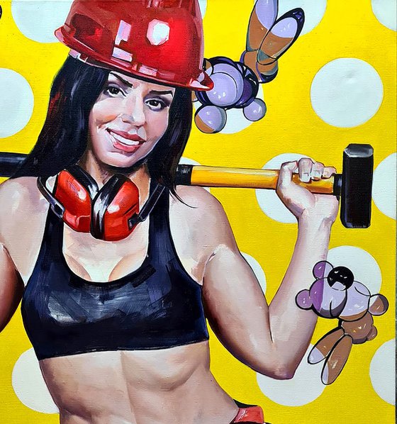 Girl with a Hammer