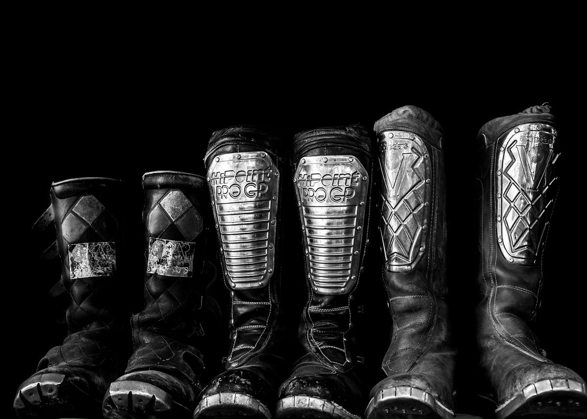 Vintage Speedway Boots - Amsterdam by Stephen Hodgetts Photography