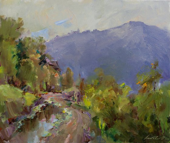 After rain in the mountains