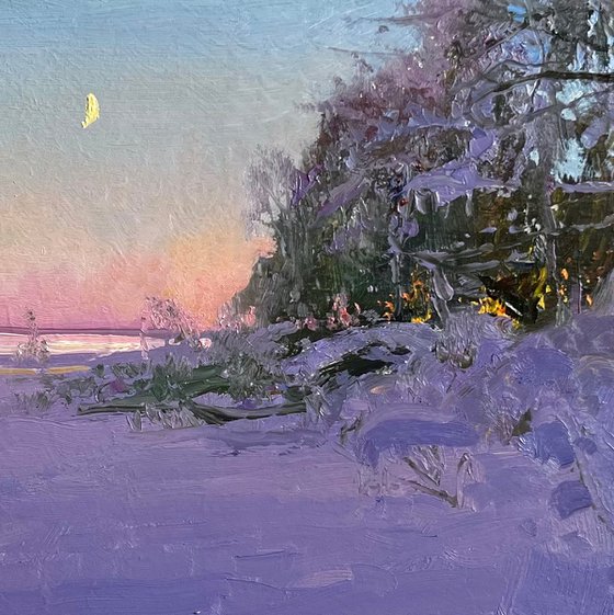 In the winter silence