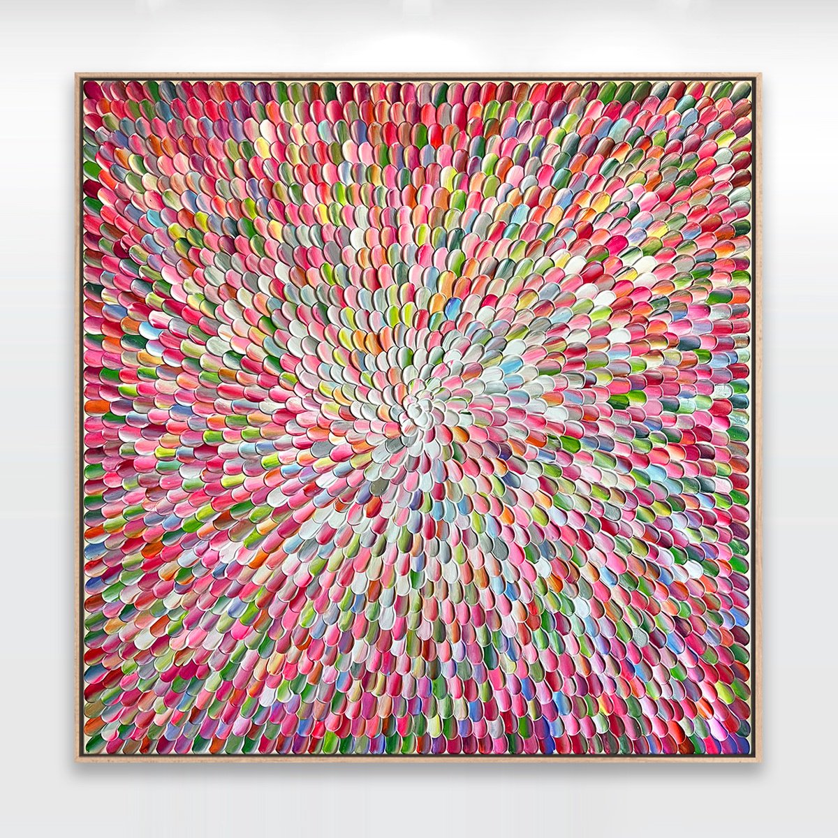 Inner Blossom By Tatiana Georgieva, 37 X 37, Artwork For Sale On Artfinder