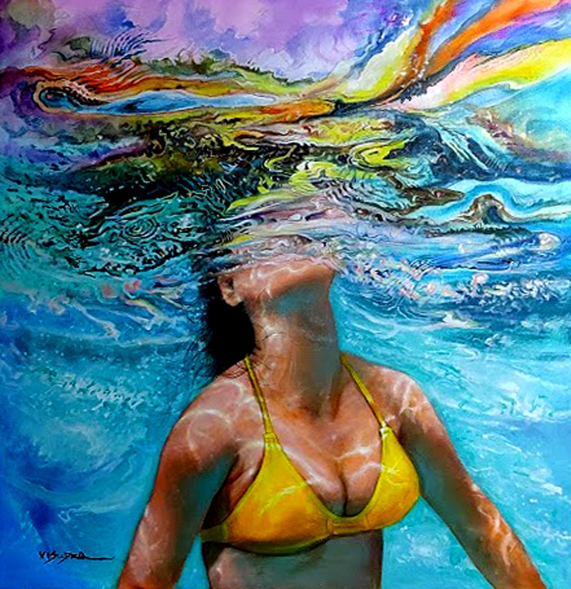 Girl swimming12 by Vishalandra Dakur