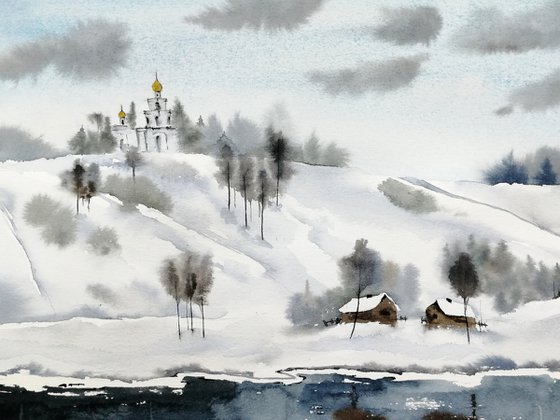 Winter Countryside landscape