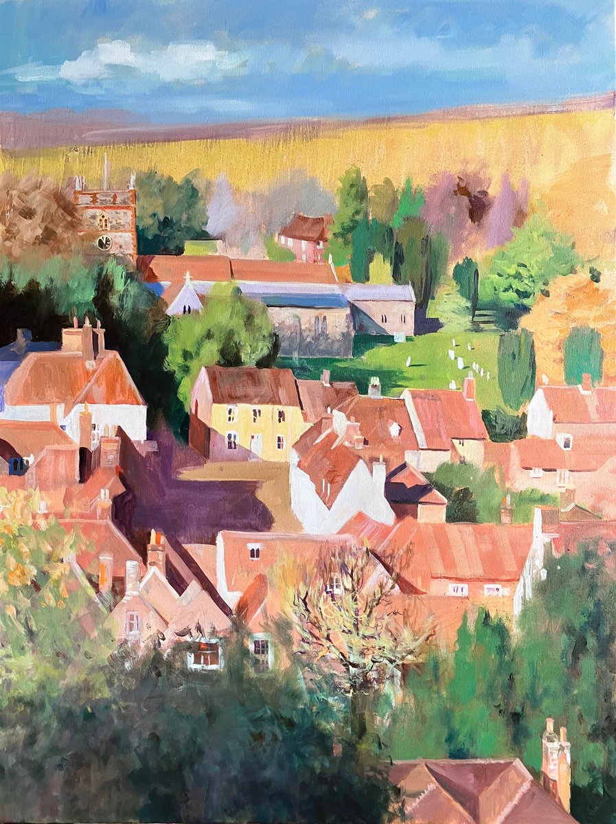 Hambledon from the Hill by John Welsh