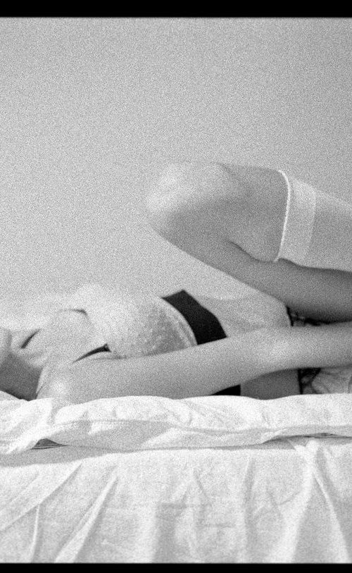 Woman On Bed, v02 - Limited Edition Print by Peter Koval