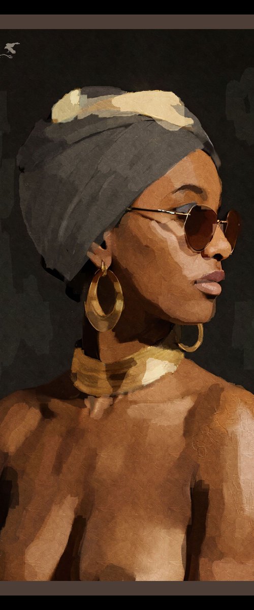 AFRICAN BEAUTY #6 by Joe McHarg