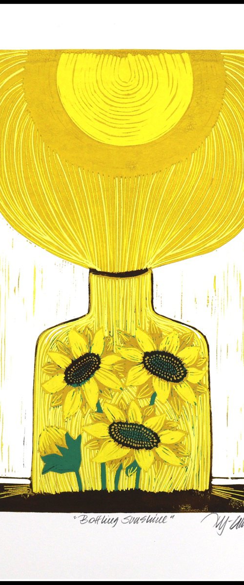 Bottling sunshine by Mariann Johansen-Ellis