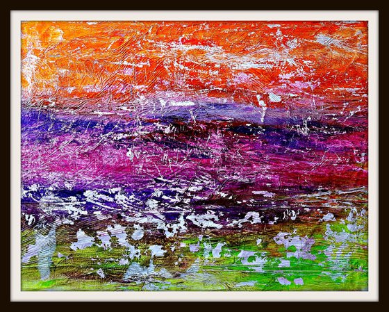 Promised Land - (n.252) - 90 x 70 x 2,50 cm - ready to hang - acrylic painting on stretched canvas