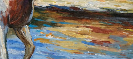 Cowgirl in the Canyon Light