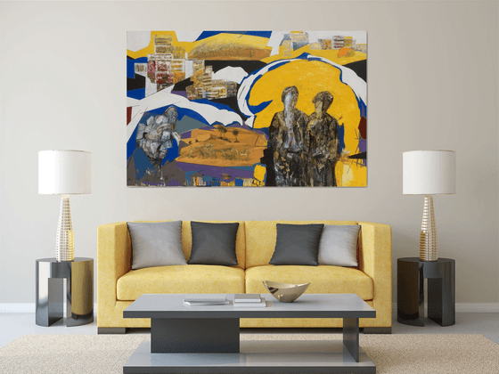 The City of gold(130x200cm, oil painting)