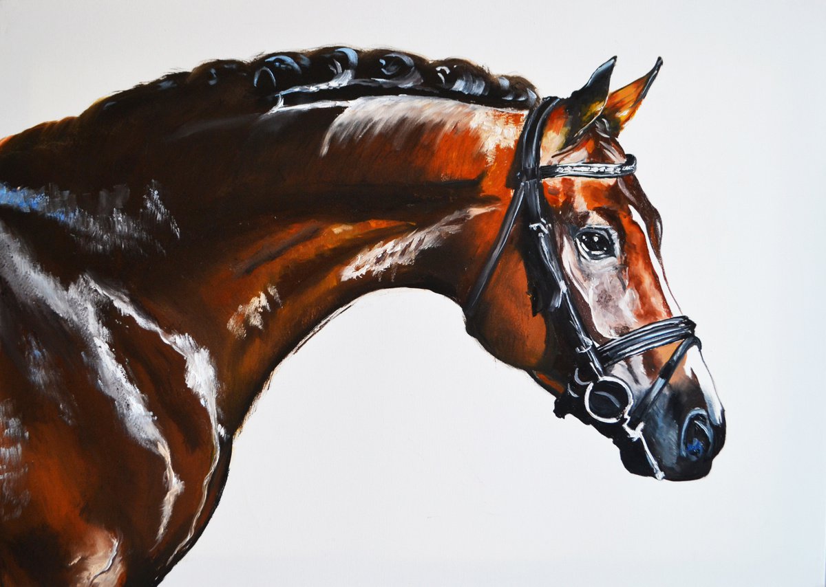 Oil Painting , Sorrel Conrad By Valeriia Radziievska, 28 X 20, Artwork For Sale On Artfinder