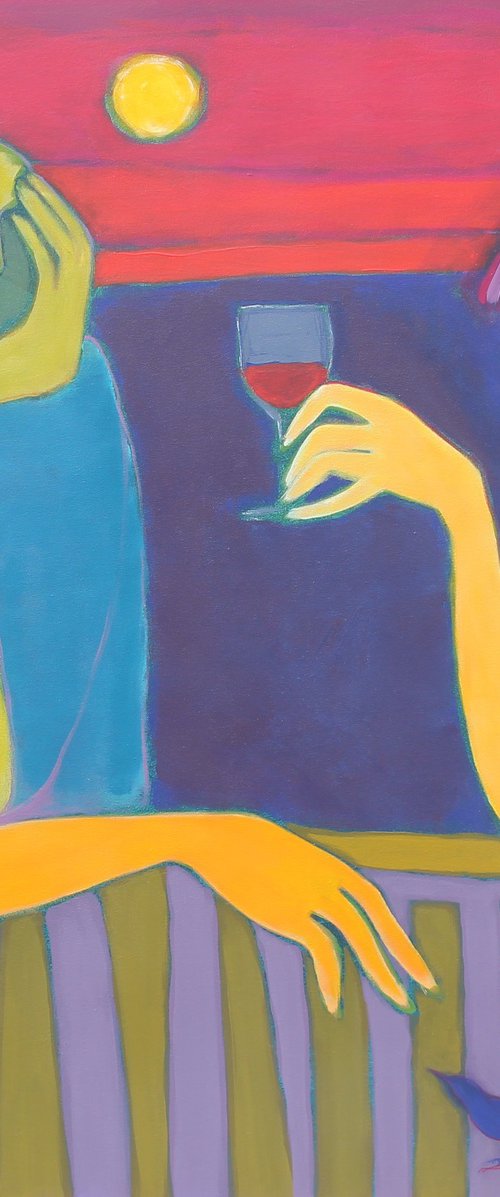 Date at sunset. by Tatjana Auschew