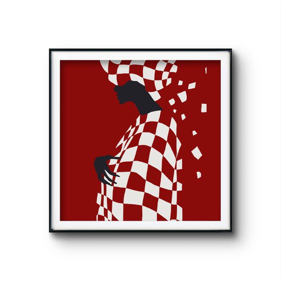 Composed 4 - Red (Limited edition print)