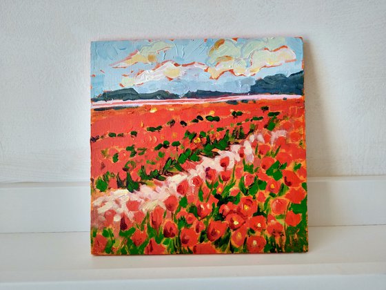 Tulip Spring- Miniature Landscape